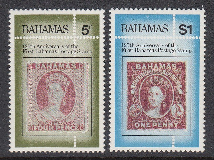 Bahamas 553-4 Postage Stamps mnh