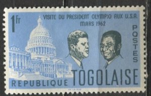 Togo; 1962: Sc. # 433; MNH Single Stamp