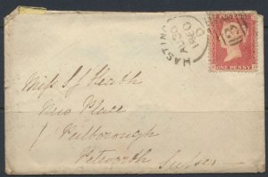 GB SG 22 perf 14 Die I on Cover Hastings  AU 30 60 cancel SC# 11 see scans / ...