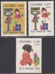 Columbia Sc #C523-C525 Mint Hinged