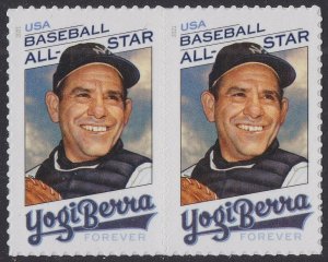 US 5608 MLB All-Star Yogi Berra forever horz pair (2 stamps) MNH 2021