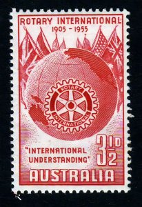 Australia 1955 Sc#278  ROTARY INTERNATIONAL Single (1) MNH