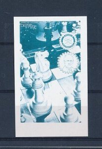 D160288 Chess Rotary International S/S MNH Proof Staffa Bleuprint