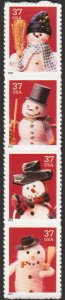 # 3676-3679 MINT NEVER HINGED ( MNH ) SNOWMEN