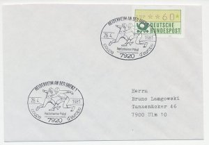 Cover / Postmark Germany 1981 Fencing - European Cup