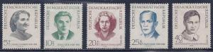 Germany GDR Scott # B84 - B88 MH