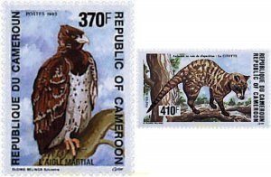 33469 MNH CAMERUN 1993 FAUNA