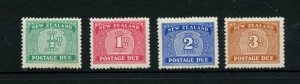 #J22, 27-9, * MH, NEW ZEALAND, Cat$40 MINT LOT