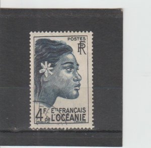 French Polynesia  Scott#  172  Used  (1948 Tahitian Girl)