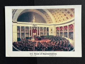 1989 House of Representatives Stamp First Day of Issue Ceremony Program Sc# 2412