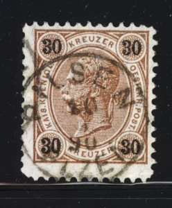Austria 1890  Scott #60 used