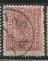 Norway Scott #15 Stamp - Used Single