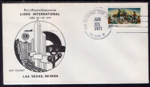 US Lions Club 54th Convention Las Vegas,NV 1971 Cover