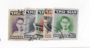 Thailand Sc #268-272  used VF