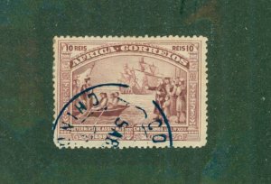 PORTUGUESE AFRICA 3 Post mark Quelimane USED BIN $0.85