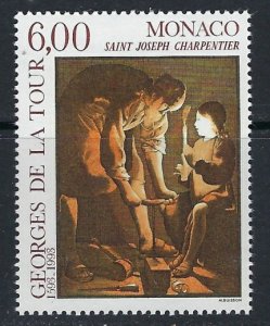 Monaco 1888 MNH 1993 Painting (ak3176)