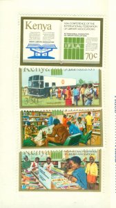 KENYA 302-5 MNH BIN $2.00