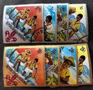 Burundi 207-209, 211, C41, C43-45 CTO