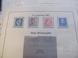 SWITZERLAND USED STAMPS & COVERS COLL. ON PAGES 1930-2005 $2K-$3K CAT. XF (191)