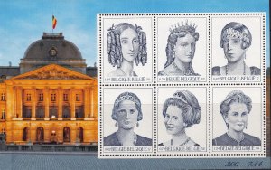 Belgium 2001 -  QUEENS  MNH S/Sheet  # 1842