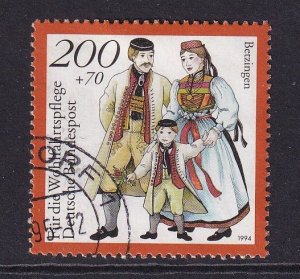 Germany  #B772  used  1994  costumes 200pf   Betzingen