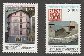 ANDORRA (SPANISH) #282-3 MINT NEVER HINGED COMPLETE