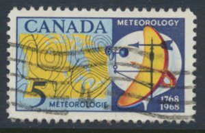 Canada  SG 621 Used  Meteorological Readings   SC# 479   see scan 