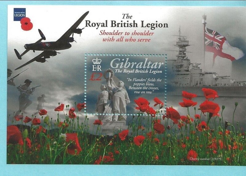 Gibraltar Sc 1265 NH issue of 2011- WORLD WAR II 