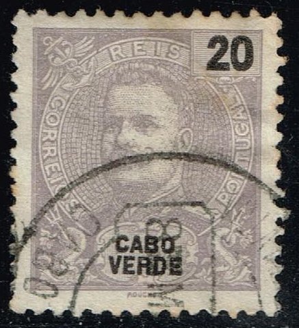 Cape Verde #41 King Carlos I; Used (1.00)