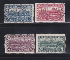 Czechoslovakia 137-140 Set U Views