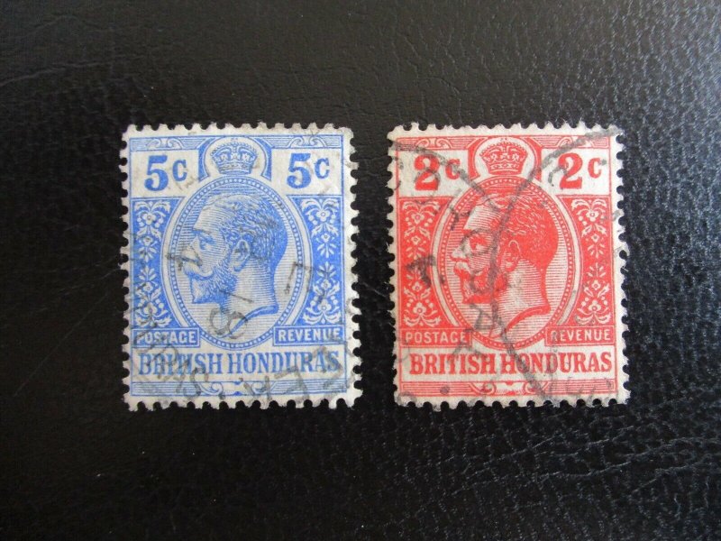 British Honduras #76-77 Used (M7Q1) - Stamp Lives Matter! 