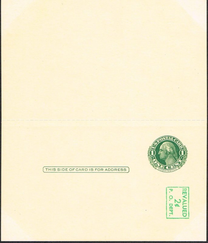 United States Reply Card Scott UY14