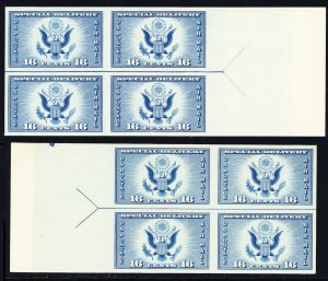 771, Mint VF NH 16¢ Left & Right Arrow Blocks  CV $35.00