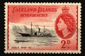 Falkland Island Dependencies -  Unused Hinged Scott 1L22
