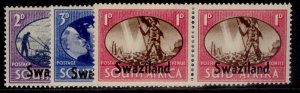 SWAZILAND GVI SG39-41, 1946 VICTORY set, NH MINT. 