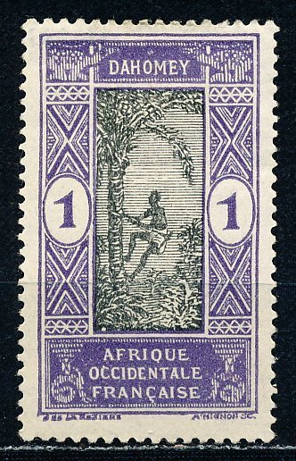 Dahomey #42 Single MH