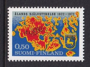 Finland  #516   MNH  1972 map and Arms of Aland