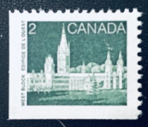 Canada #939 2¢ Parliament Buildings from booklet (1985). MNH