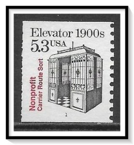 US #2254 Elevator PNC Pl#1 Precancel Used