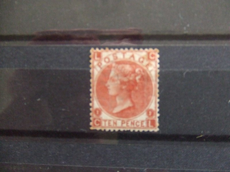 QV 1867 10d red brown SG112 mint CV £3000