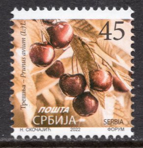 1803 - SERBIA 2022 - Regular stamp - Cherry - Fruit - MNH