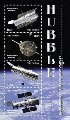 Gambia 2013 - Space Anniversaries - Sheet of 4 stamps - Scott #3471 - MNH