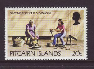 1977 Pitcairn Is 20c Grating Coconut U/M