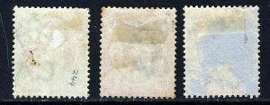 TRANSVAAL King Edward VII 1902 A Watermark Crown CA Group SG 244 to SG 246 MINT