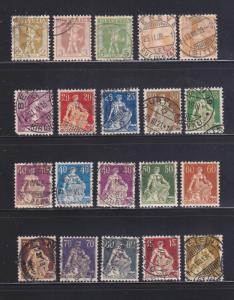 Switzerland 126-145 Set U Various (A)