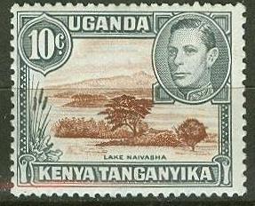 Kenya # 71 King George VI -10c new color (1) VLH