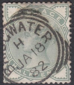 Great Britain Sg164 1/2d Pale Green Used Nice Cancel Cv £22