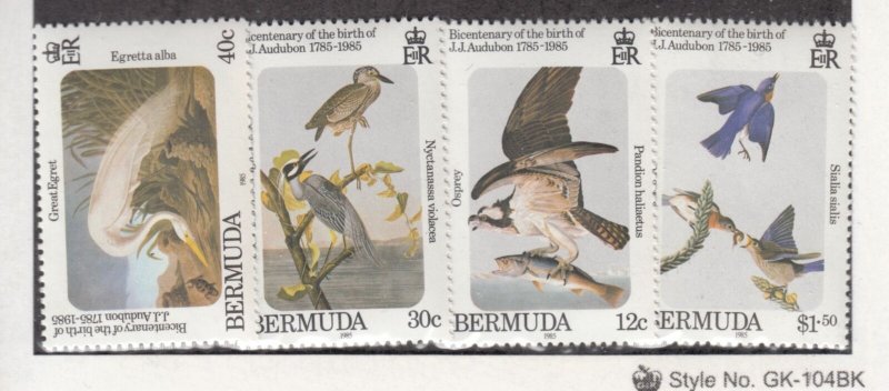 BERMUDA Sc 465-8 NH issue of 1985 - Birds