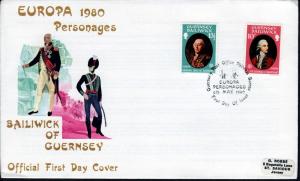 Guernsey 1980 FDC Europa!