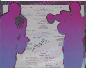 #3096-03 FDC USPS Signed Ceremony Program BIG BAND LEADERS & SONG WRITERS (my8)